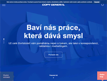 Tablet Screenshot of copygeneral.cz