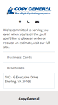 Mobile Screenshot of copygeneral.com